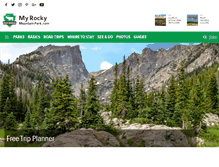 Tablet Screenshot of myrockymountainpark.com